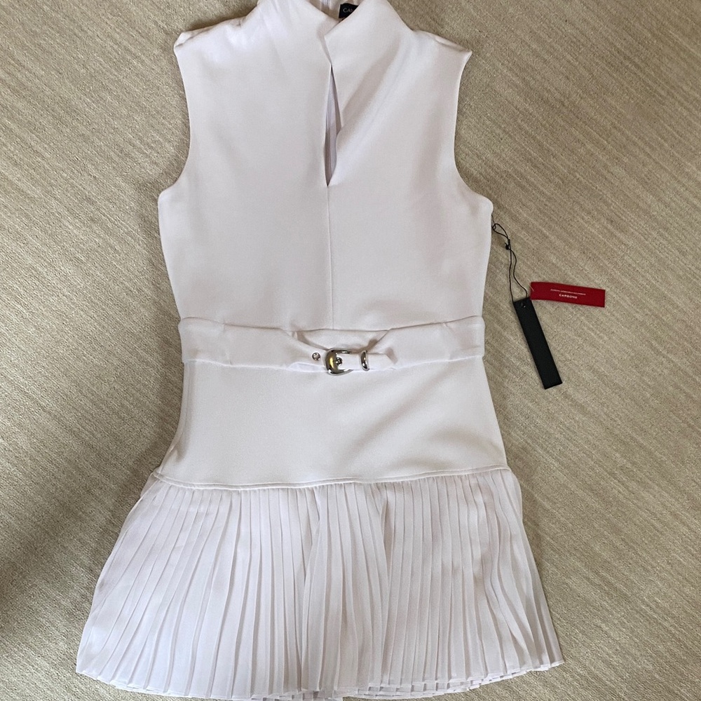 Carbon38 White Mini Dress